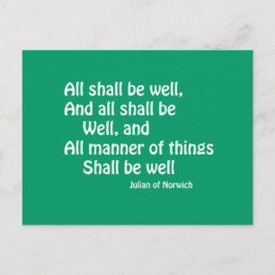 Cartão Postal Tudo Vai Ficar Bem