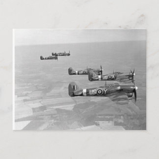 Cartão Postal Tufões em rota para a França