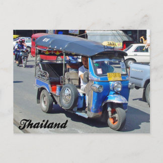 Cartão Postal Tuk Tuk Thailand Posta Card