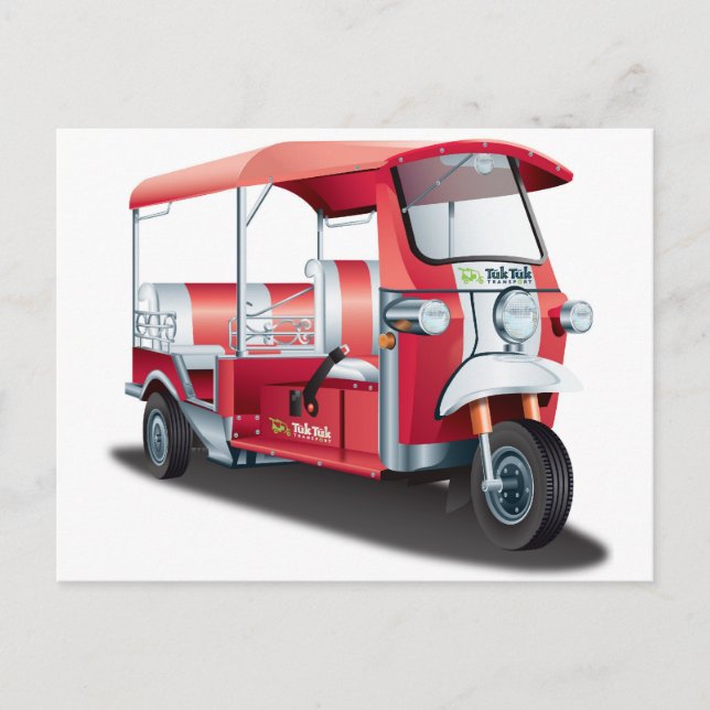 Cartão Postal Tuk Vermelho Grande! (Frente)