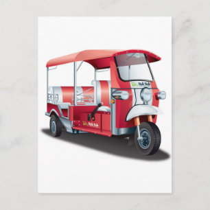 Cartão Postal Tuk Vermelho Grande!
