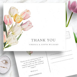 Cartão Postal Tulipa de Agradecimento