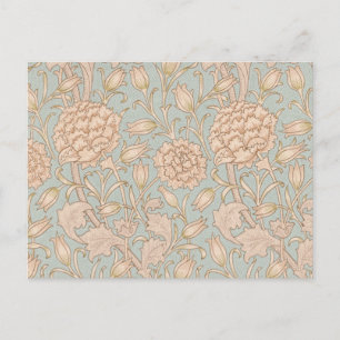 Cartão Postal Tulipa Selvagem Floral Design de William Morris