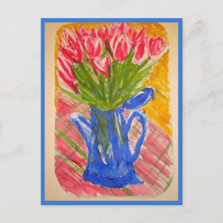 Cartão Postal Tulipas