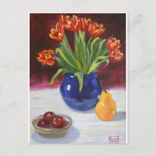 Cartão Postal Tulipas de Abril