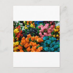Cartão Postal Tulipas de Amsterdã