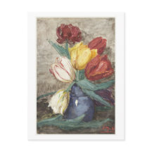 Tulipas em um vaso ( Sientje Mesdag-van Houten.