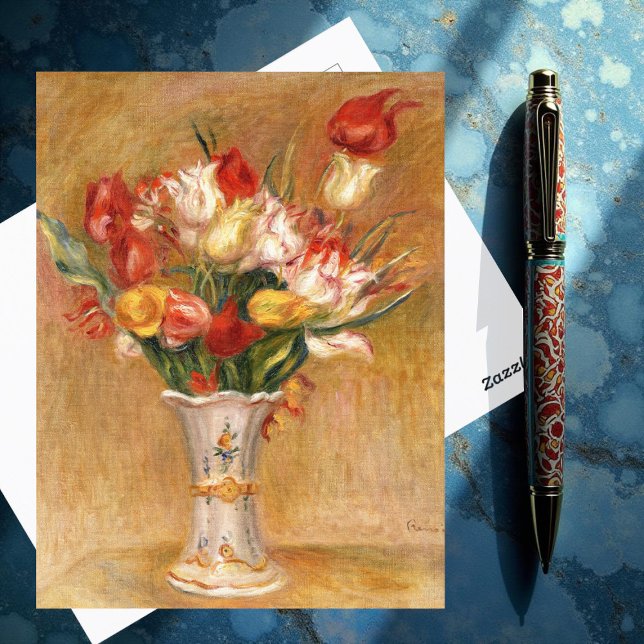 Cartão Postal Tulipas, Renoir (Criador carregado)