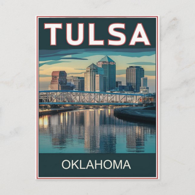 Cartão Postal Tulsa, Oklahoma (Frente)