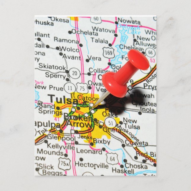 Cartão Postal Tulsa, Oklahoma (Frente)