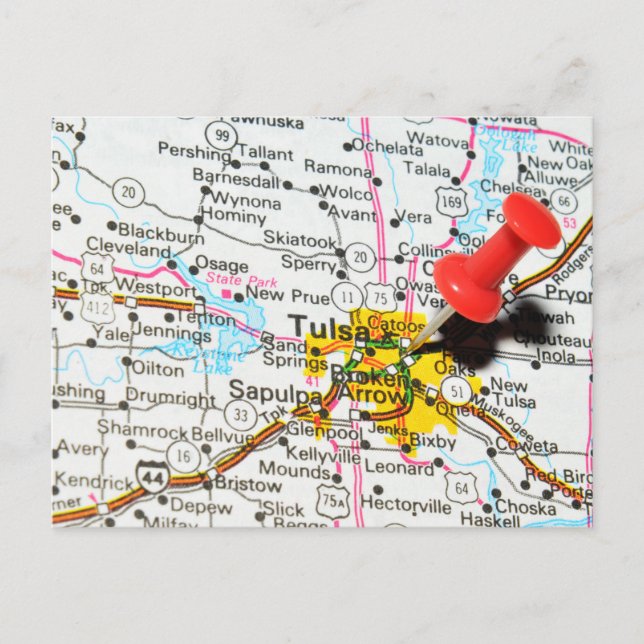 Cartão Postal Tulsa, Oklahoma (Frente)