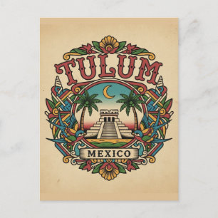 Cartão Postal Tulum México