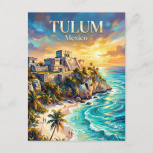 Cartão Postal Tulum México