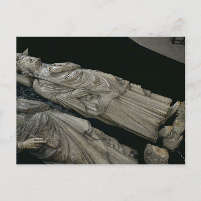 Cartão Postal Tumba de Philippe IV Le Bel, 1327 (Frente)