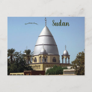 Cartão Postal Tumba do Mahdi Omdurman Sudão