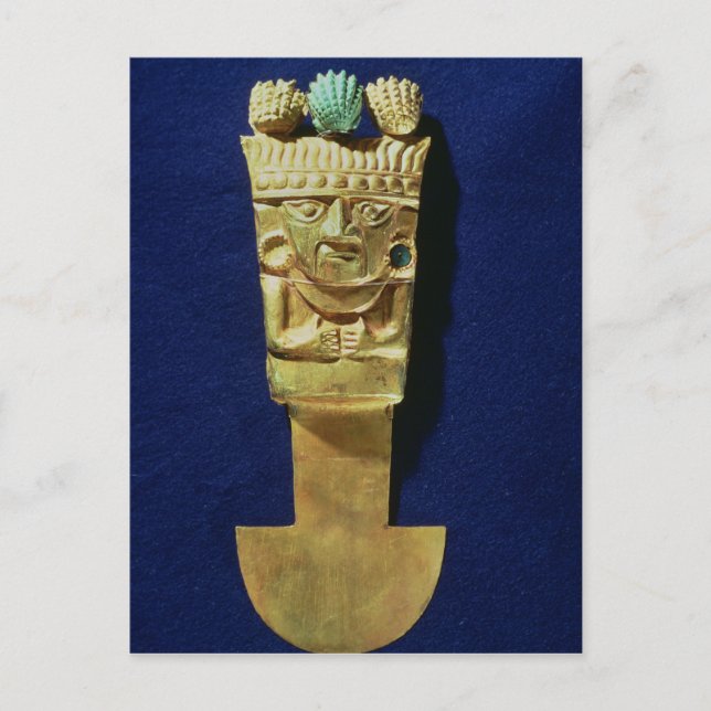 Cartão Postal Tumi ou faca cerimonial sob a forma de (Frente)