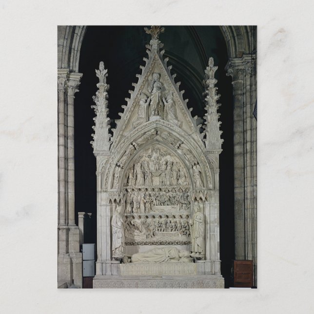 Cartão Postal Túmulo de Dagobert I rei das Franks (Frente)