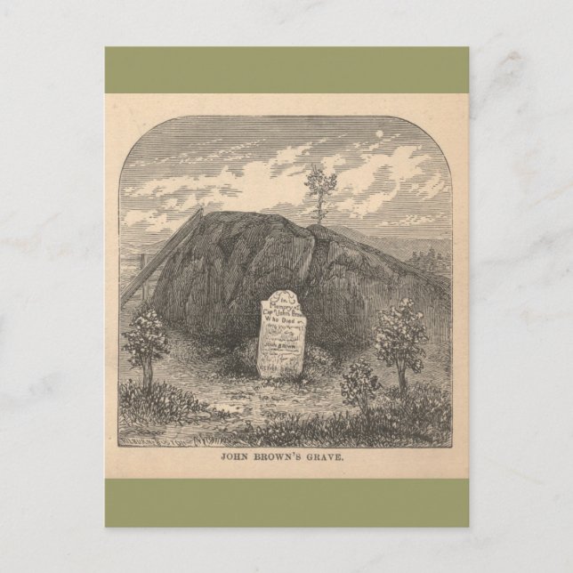 Cartão Postal Túmulo de John Brown (Frente)