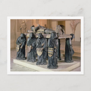 Cartão Postal Túmulo de Philippe Pote (1428-94) de Citeaux Abbey