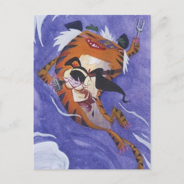 Cartão Postal Tune Em Xangai (Frente)