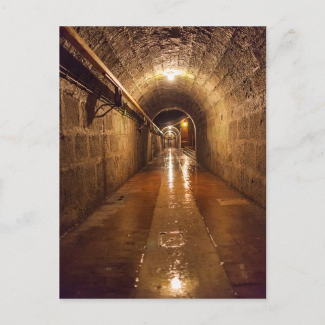 Cartão Postal Túnel da mina de sal Alte Saline (Frente)