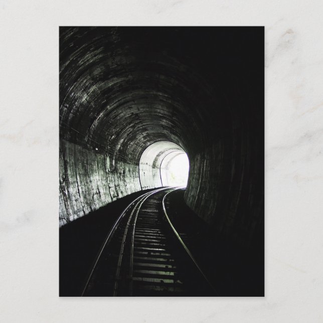 Cartão Postal Túnel de locomotiva (Frente)