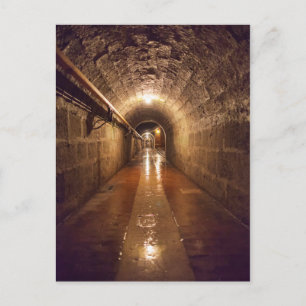 Cartão Postal Túnel de minas de sal com baixo nível