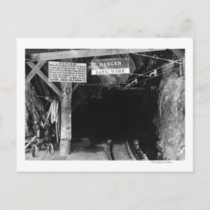 Cartão Postal Túnel em Juneau, Alaska Treadwell Mine