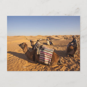 Cartão Postal Tunísia, Área Ksour, Ksar Ghilane, Grand Erg 3