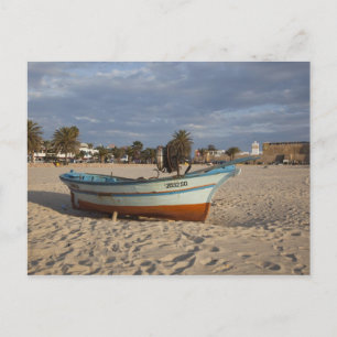 Cartão Postal Tunísia, Boné Bon, Hammamet, frente de água, Ka