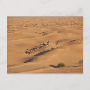 Cartão Postal Tunísia, Zona de Ksour, Ksar Ghilane, Grande Erg 