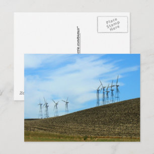 Cartão postal - turbinas eólicas
