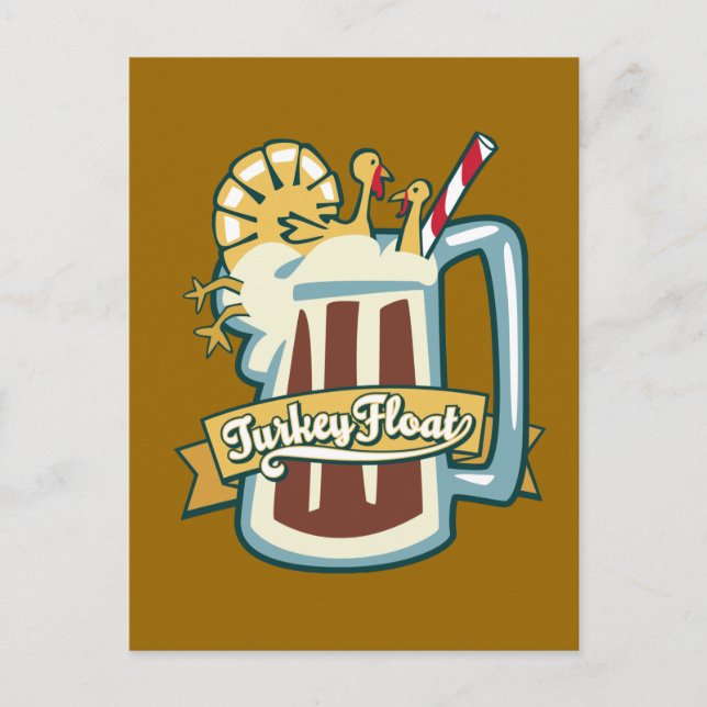 Cartão Postal Turca flutuando (Frente)