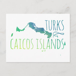 Cartão Postal Turcas e Caicos