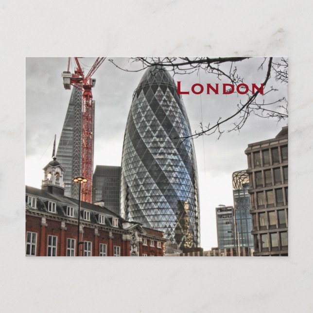 Cartão Postal Turismo de Viagens Londres Antigo (Frente)