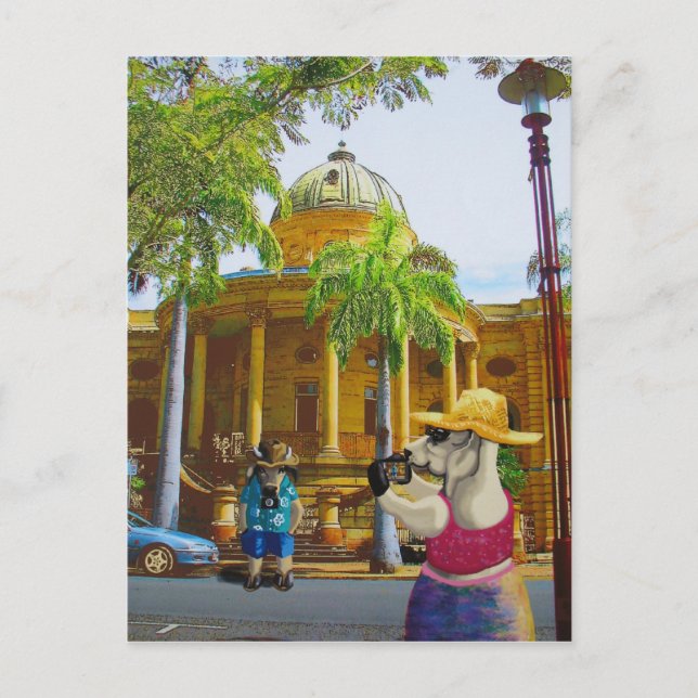 Cartão Postal Turistas na Alfândega (Frente)