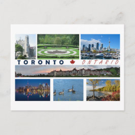 Cartão Postal Turístico de Toronto Ontário Canadá 