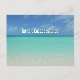 cartão postal: "TURKS & CAICOS ISLANDS"