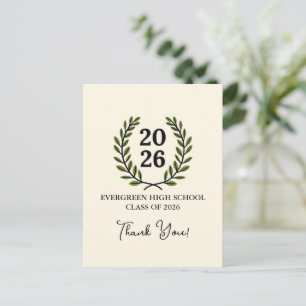 Cartão Postal Turma Laurel Crest de 2026