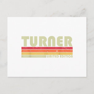 Cartão Postal TURNER Título Profissão Profissão Aniversário Trab