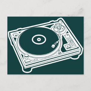 Cartão Postal Turntable para Escola Antiga