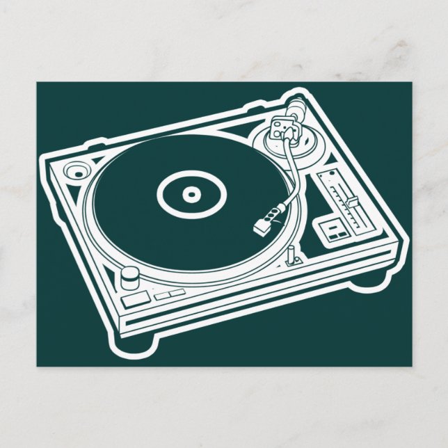 Cartão Postal Turntable para Escola Antiga (Frente)