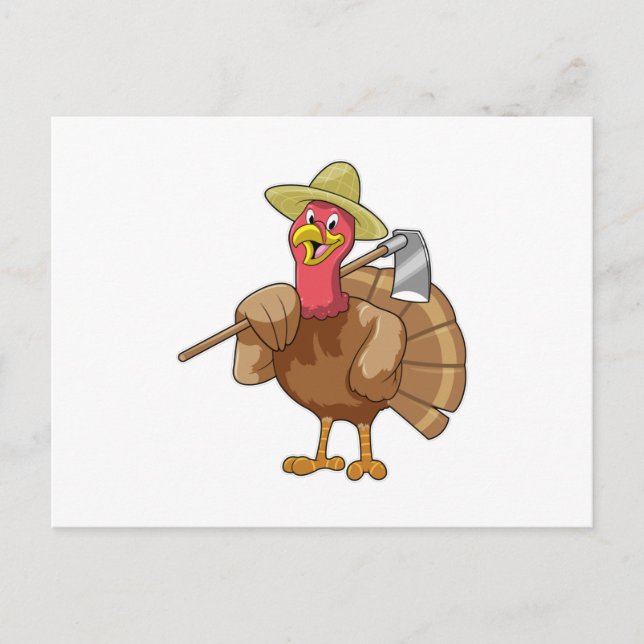 Cartão Postal Turquia como agricultor (Frente)