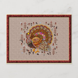 Cartão Postal Turquia de metal