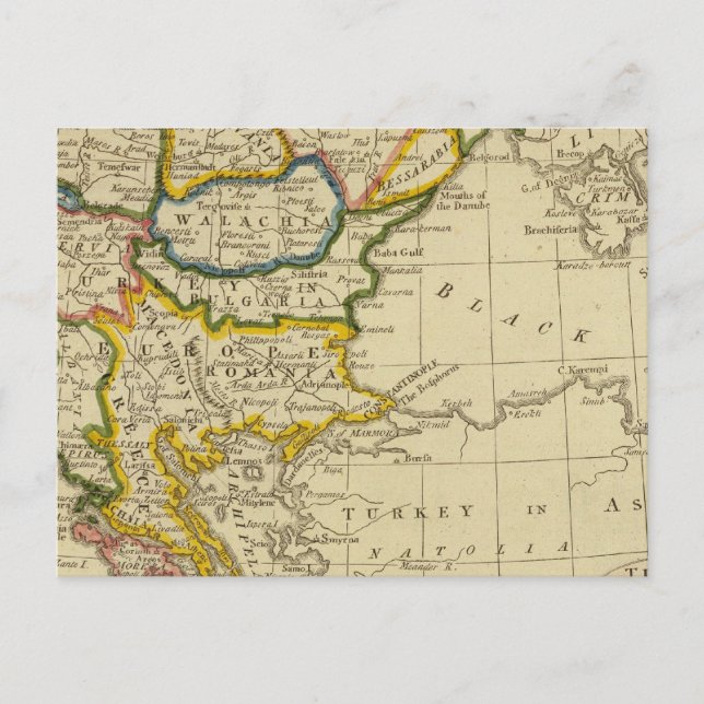 Cartão Postal Turquia, Hungria (Frente)