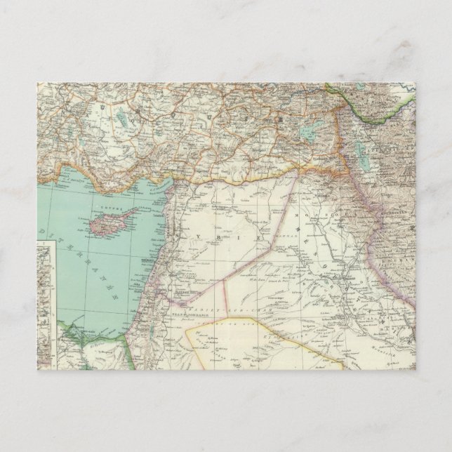 Cartão Postal Turquia, Iraque, Ásia (Frente)