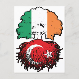 Cartão Postal Turquia Irlanda Turca - Árvore da Irlanda