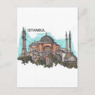 Cartão Postal Turquia Istambul Hagia Sophia (por St.K)