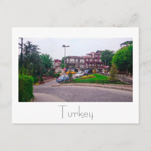 Cartão Postal Turquia Istambul Paisagem Urbana Rua Arquitetura