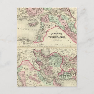Cartão Postal Turquia na Ásia, Pérsia, Arábia, Belochistão